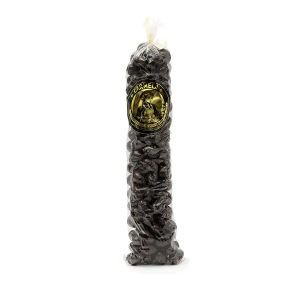 Cacahuete bañado en chocolate negro