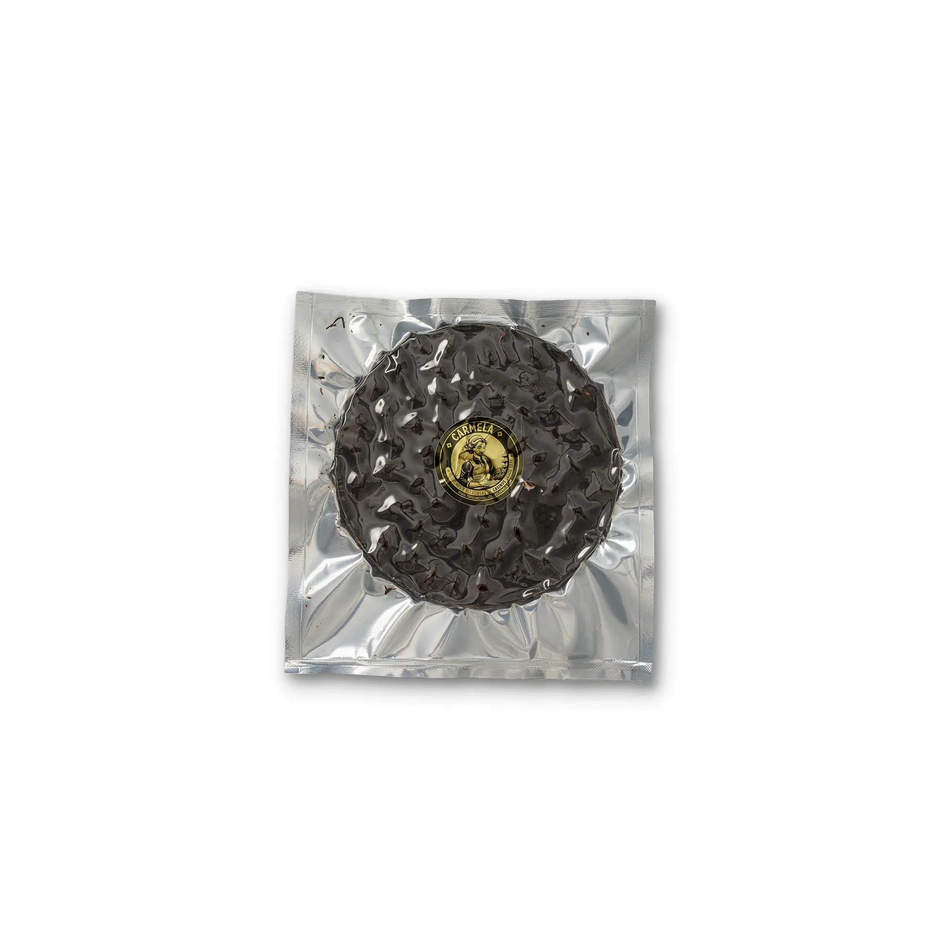 Torta de chocolate Puro 72% con almendras - Imagen 2